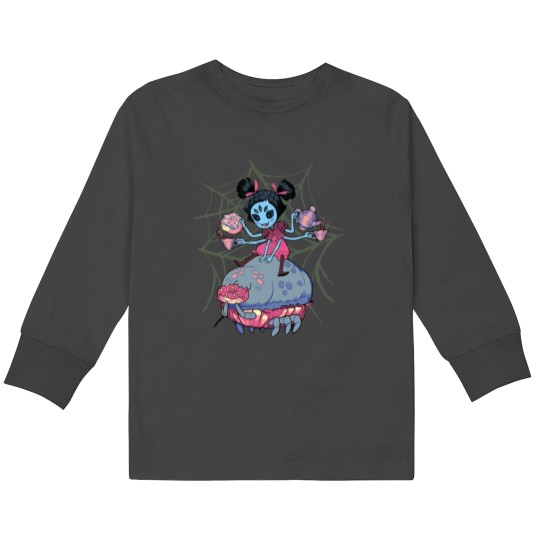Discover Spider Dance Kids Long Sleeve T-Shirts