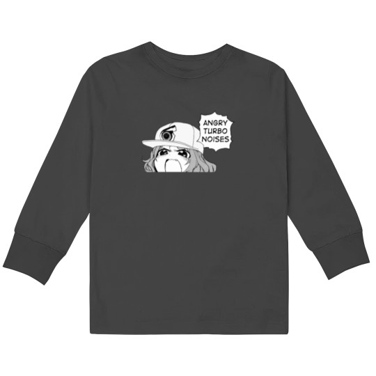 Discover Turbo Angry Noises Active Kids Long Sleeve T-Shirts