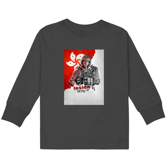 Discover Lesion Kids Long Sleeve T-Shirts