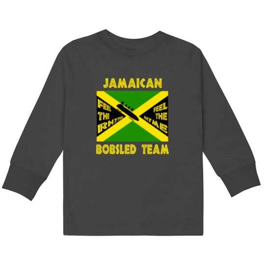 Discover Jamaican Bobsled Team Kids Long Sleeve T-Shirts