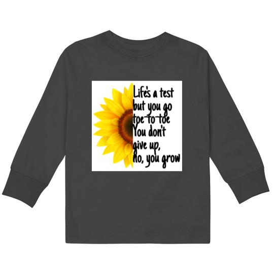Discover Lifes a test Kids Long Sleeve T-Shirts