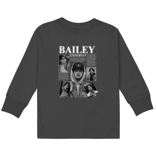 Discover Bailey Zimmerman Kids Long Sleeve T-Shirts