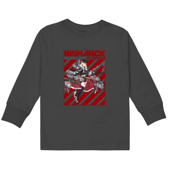 Discover AZUR LANE BISMARCK Kids Long Sleeve T-Shirts