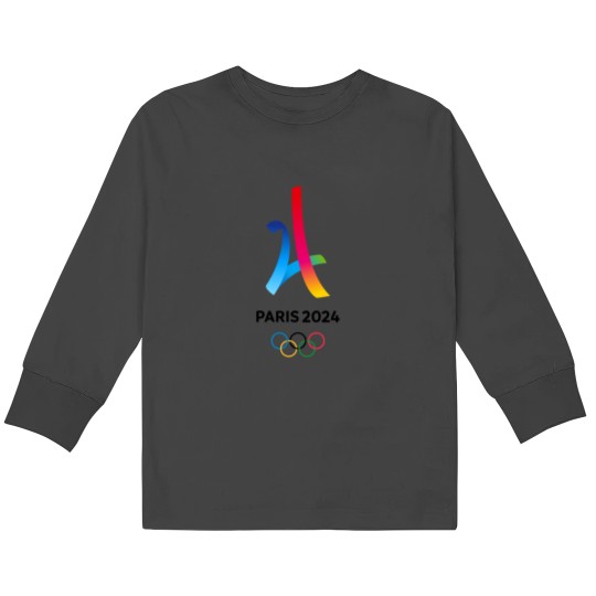 Discover Paris 2024 Summer Olympics Kids Long Sleeve T-Shirts
