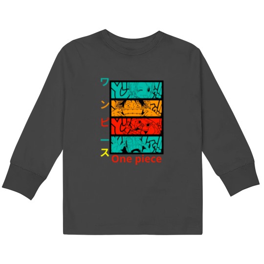 Discover One-piece anime Kids Long Sleeve T-Shirts