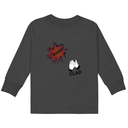 Discover Charli XCX Inspired designs Boom Clap Kids Long Sleeve T-Shirts