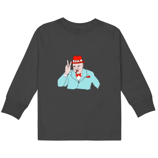 Discover winston churchill boro middlesbroug h Kids Long Sleeve T-Shirts