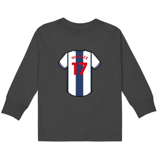 Discover West Brom Jed Wallace Jersey Kids Long Sleeve T-Shirts