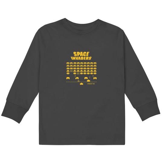 Discover Space Invaders Kids Long Sleeve T-Shirts