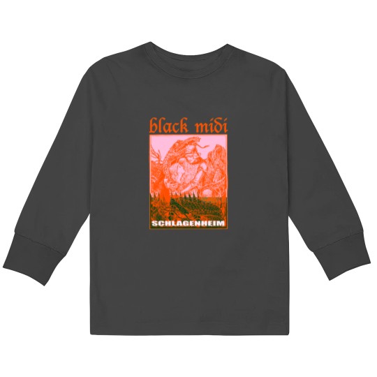 Discover Black Midi Schlagenheims Kids Long Sleeve T-Shirts
