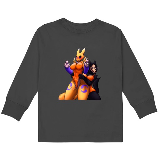 Discover Renamon _amp_ SCP 1471 Kids Long Sleeve T-Shirts
