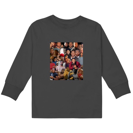 Discover Jonathan Majors photo collage Kids Long Sleeve T-Shirts