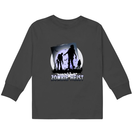 Discover Zombie Heist 6 Kids Long Sleeve T-Shirts