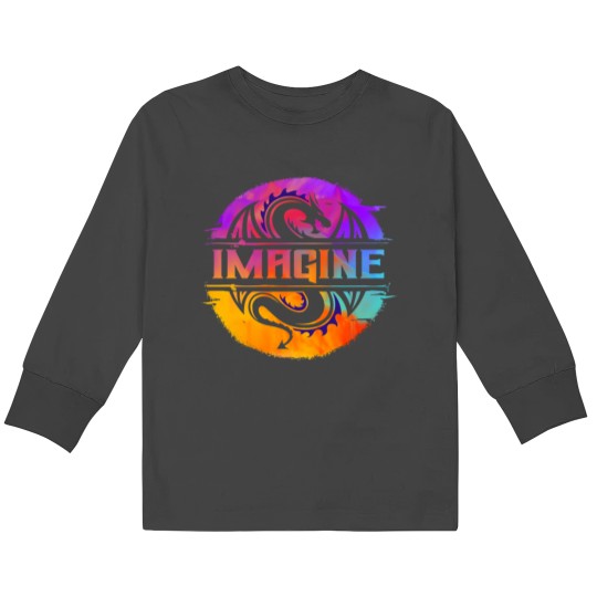 Discover Imagine Dragons Logo Kids Long Sleeve T-Shirts