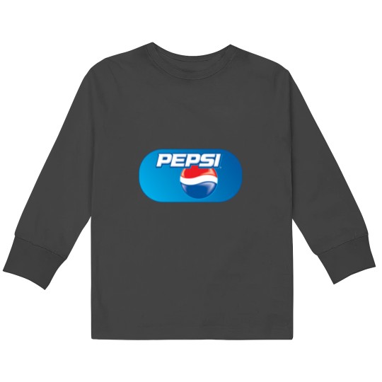 Discover Peppsi is a carbonated soft drink with cola flavor Kids Long Sleeve T-Shirts