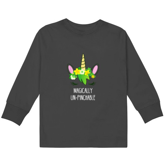 Discover St Patricks Day Unicorn Shirt Lepricorn Kids Long Sleeve T-Shirts