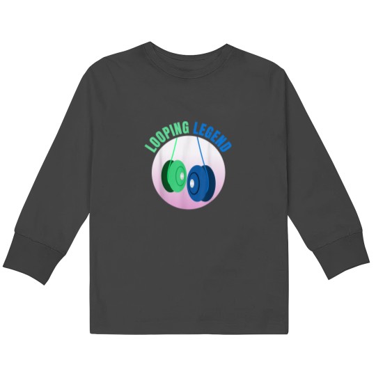 Discover Looping Legend 2A Yo Yo Cool YoYo Kids Long Sleeve T-Shirts