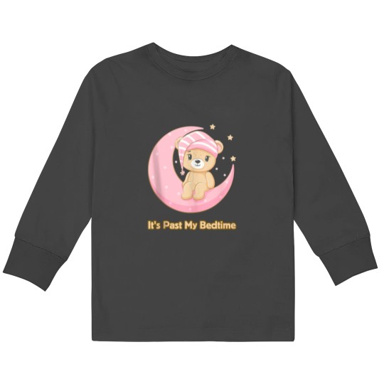Discover Its Past My Bedtime Cute Bear Sleeping Women Men Baby Kids Long Sleeve T-Shirts