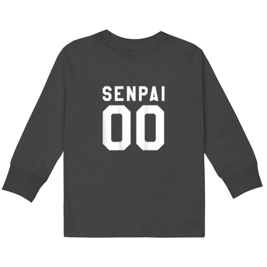 Discover Senpai Jersey Manga Anime Japan Kids Long Sleeve T-Shirts