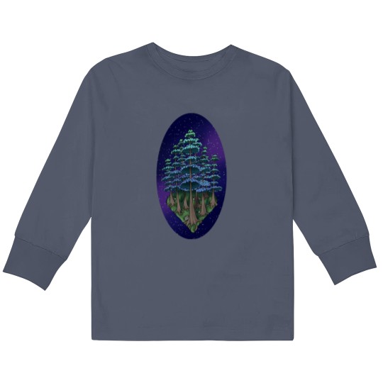 Discover Fantasy Tree No.2 Fantasy Tree No.2 Kids Long Sleeve T-Shirts