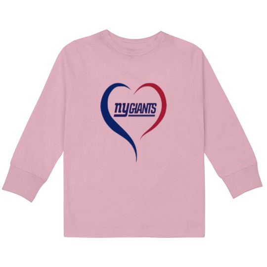 Discover NY Giants Logo Kids Long Sleeve T-Shirts