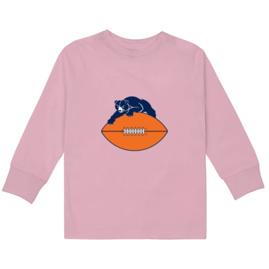 Discover Chicago Bears Logo and Uniform Kids Long Sleeve T-Shirts