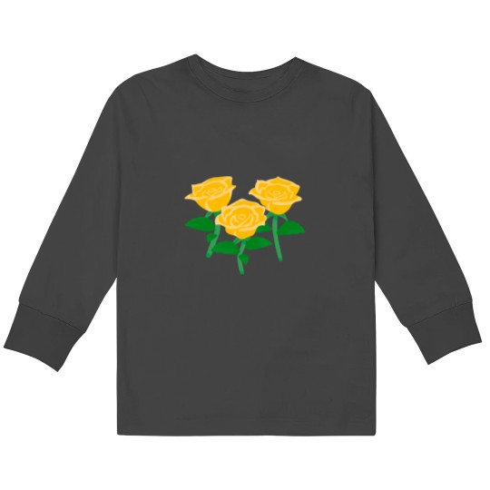 Discover ACNH Yellow Rose Active Kids Long Sleeve T-Shirts
