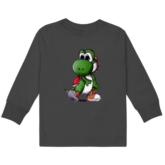 Discover Cute Yoshi Kids Long Sleeve T-Shirts