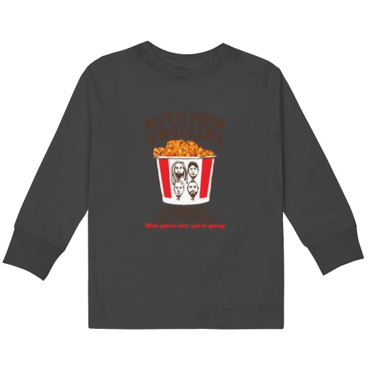 Discover Kitchen Dwellers Hot Chicken | Kitchen Dwellers Band Kids Long Sleeve T-Shirts