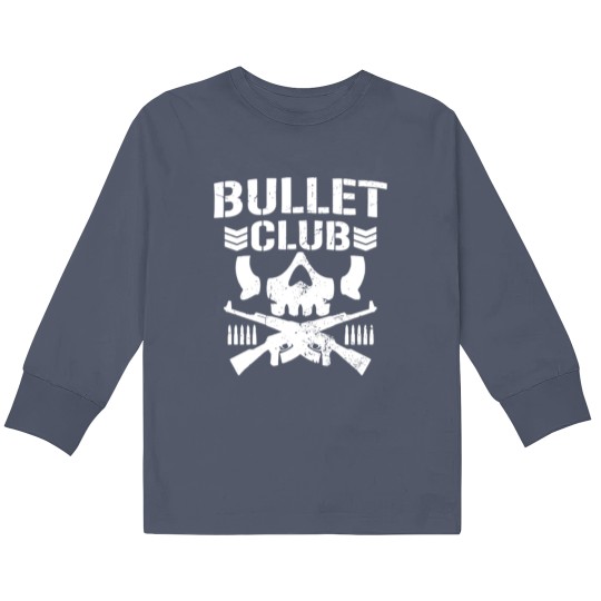 Discover Japan Pro Wrestling Bullet Club Bone Soldier Kids Long Sleeve T Shirts