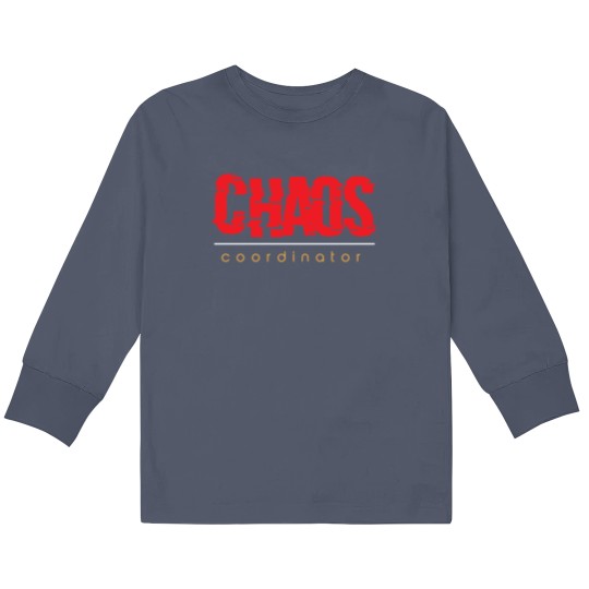 Discover Chaos Coordinator Design Kids Long Sleeve T Shirts