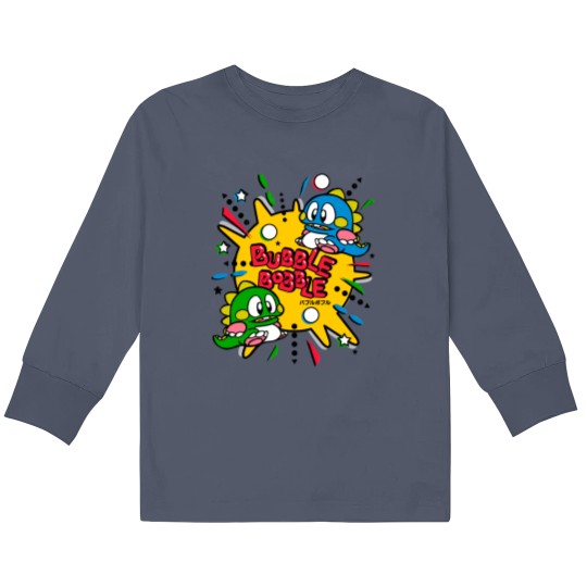 Discover Bubble Bobble - Bubble Bobble - Kids Long Sleeve T Shirts