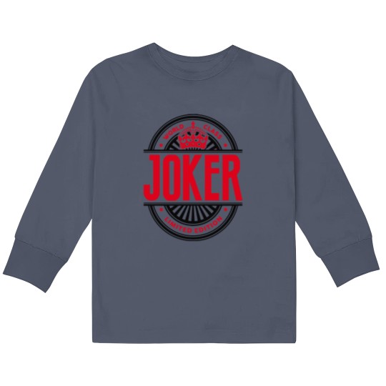 Discover World class joker  Kids Long Sleeve T Shirts