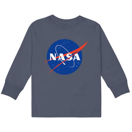 Discover NASA Meatball Logo Insignia Symbol NASA Kids Long Sleeve T Shirts
