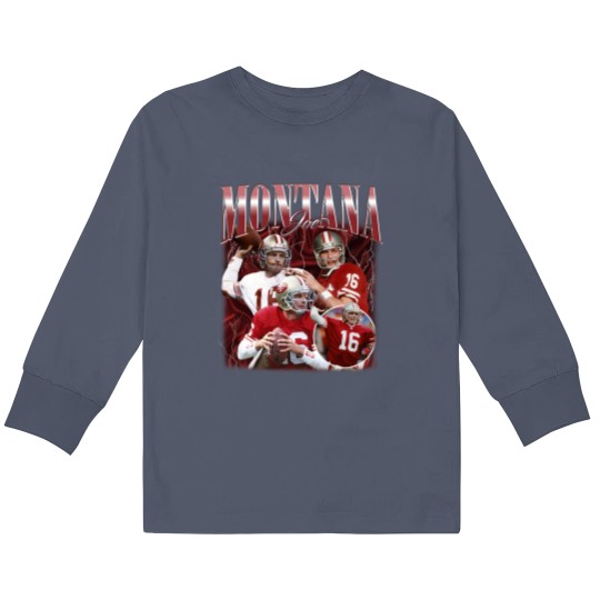 Discover Vintage Joe Montana Kids Long Sleeve Tee