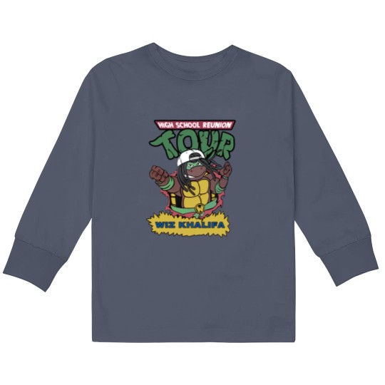 Discover Original Snoop Dogg Wiz Khalifa High School Reunion Tour Kids Long Sleeve T Shirts