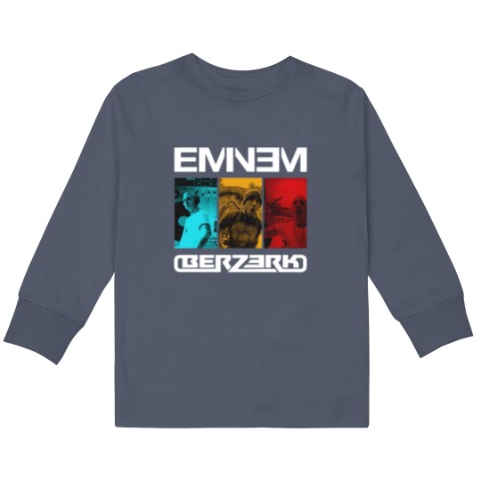 Discover Braado Men's Eminem Berzerk Kids Long Sleeve T Shirts