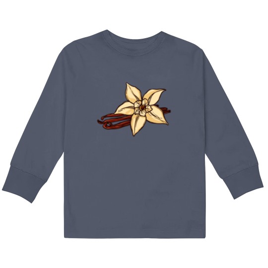 Discover Vanilla plant Kids Long Sleeve T Shirts