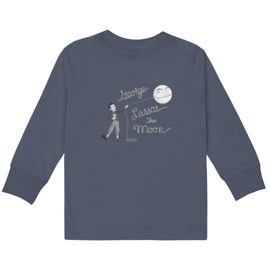 Discover George Lassos the Moon Kids Long Sleeve T Shirts