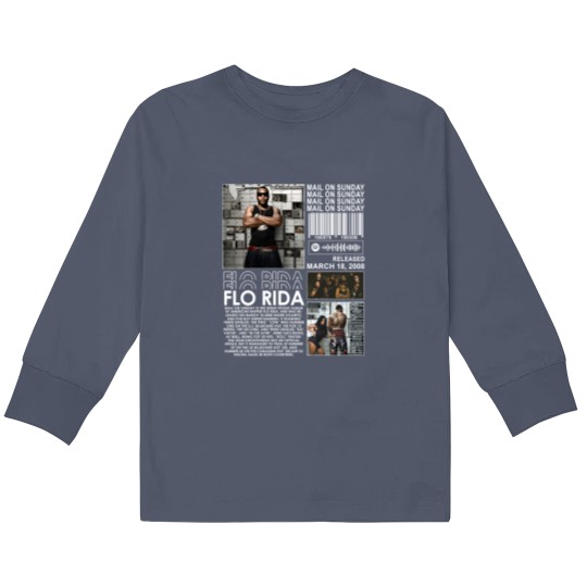 Discover Flo Rida Rap Kids Long Sleeve T Shirts, Mail On Sunday Album 90s Y2K Merch Vintage Rapper Hiphop