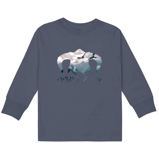 Discover Skyrim Helmet Kids Long Sleeve T Shirts