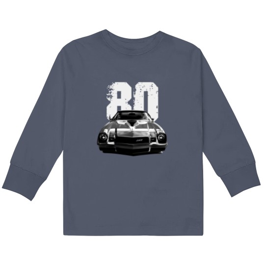 Discover 1980 Camaro Z28 Front Grill View Kids Long Sleeve T Shirts