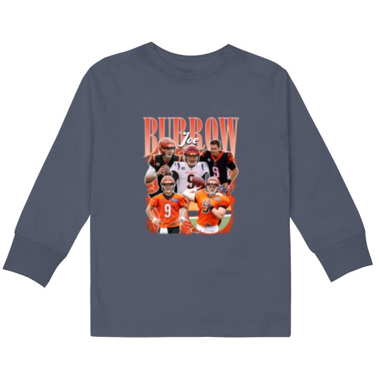 Discover Vintage Joe Burrow Kids Long Sleeve T Shirts, Football Kids Long Sleeve T Shirts, Vintage Joe Burrow Gift