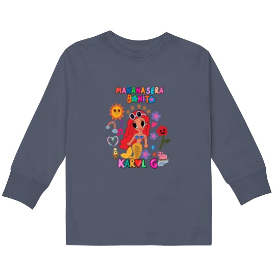 Discover Karol G Kids Long Sleeve T Shirts, Karol g maana sera bonito Kids Long Sleeve T Shirts