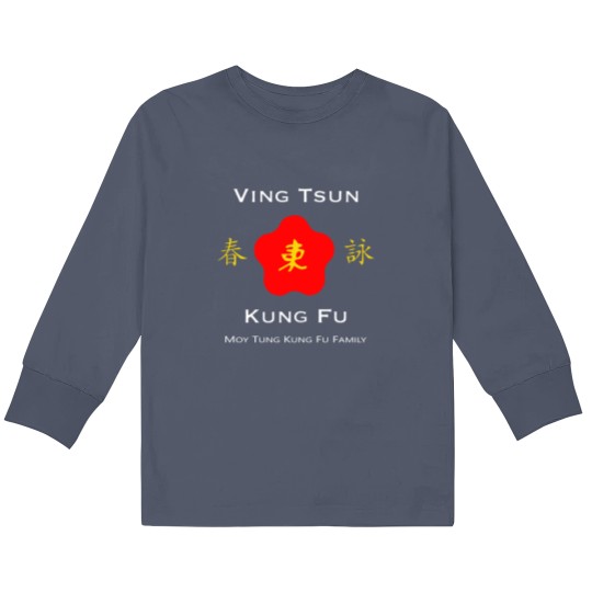 Discover Moy Tung Kung Fu Three Color Zip Kids Long Sleeve T Shirts