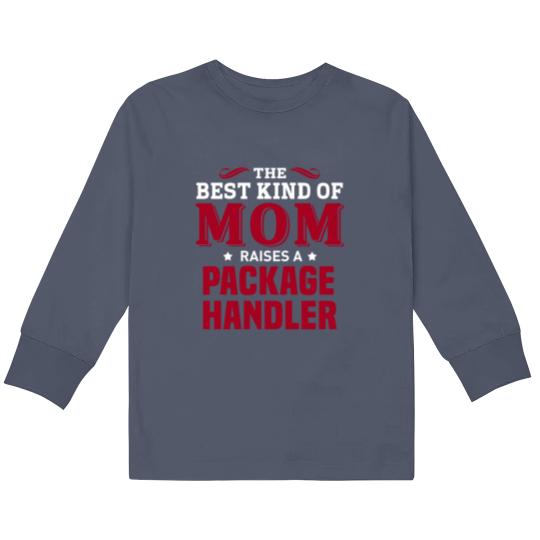 Discover Package Handler Kids Long Sleeve T Shirts