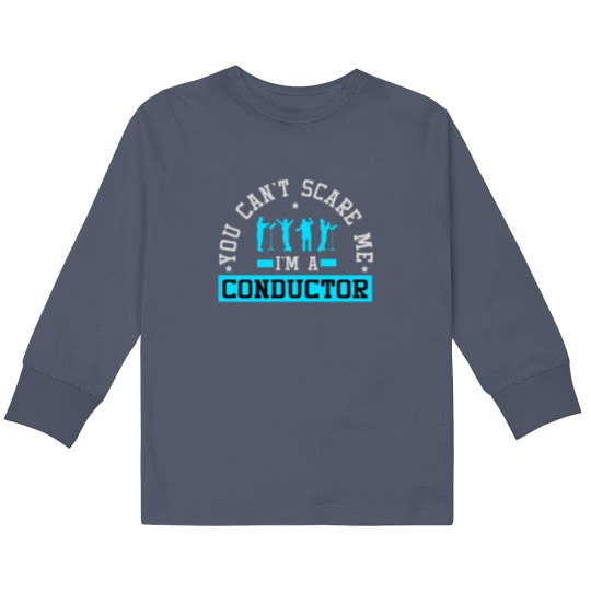 Discover Conductor Maestro Orchestra Choir Conduct Gift Kids Long Sleeve T Shirts