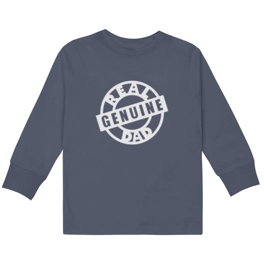 Discover Genuine Real Dad Kids Long Sleeve T Shirts