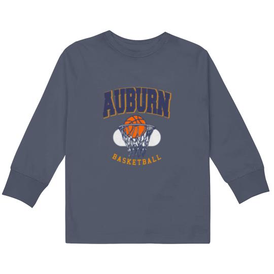 Discover Vintage Auburn Basketball Sweat Kids Long Sleeve T Shirts
