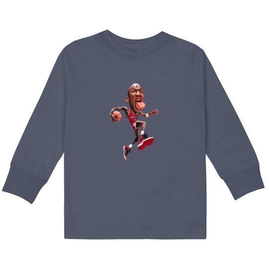 Discover Michael Jordan Kids Long Sleeve T Shirts | Vintage 90s Michael Jordan Kids Long Sleeve T Shirts